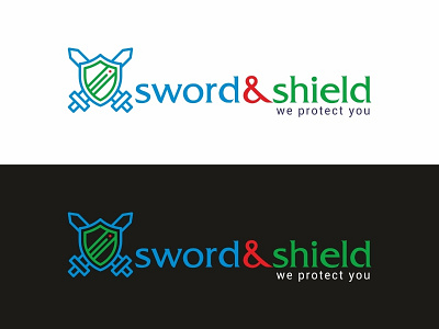 Day 12 of #thirtylogos challenge: Sword & Shield design logo sword shield thirtylogos