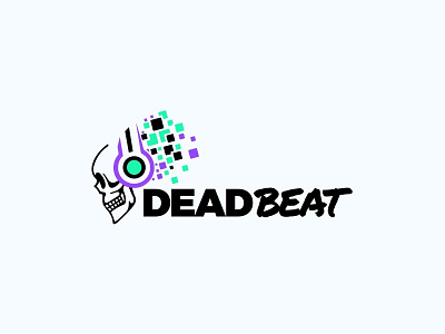 Day 23 of #thirtylogos challenge: Deadbeat dead deadbeat design logo music thirtylogos