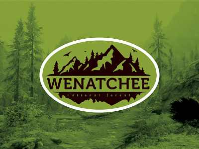 Day 25 of #thirtylogos challenge: Wenatchee 25 design forest logo national forest thirtylogos wenatchee wenatchee national forest