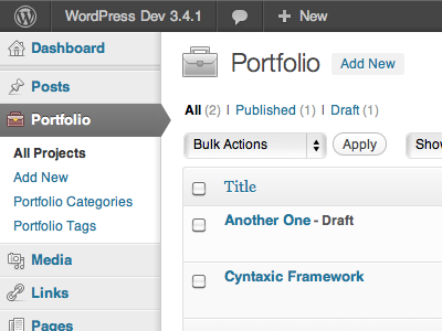 WordPress Portfolio Icon design icon wordpress