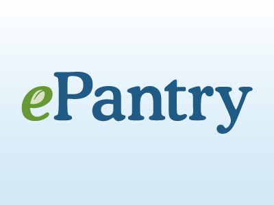ePantry Logo automation eco negative space sundries