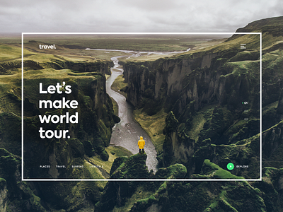 Traveling Website Design by Xulfi Shah for Webnhubs on Dribbble