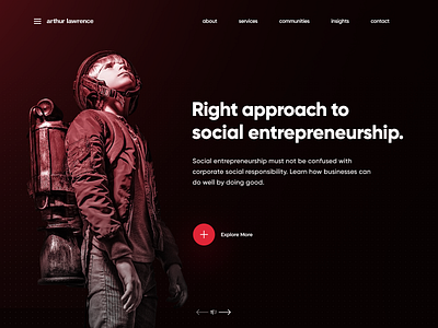 Arthur Lawrence Website Design