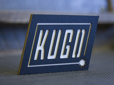 Kugo Laser Card (Side 1) business card