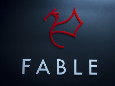 Lobby Signage for Fable Branding