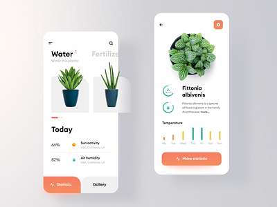 Plant care mobile app