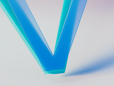 Vertex 3d branding bright design dynamic fluent graphic design logo minimalism motion graphics