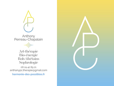 Visual identity for sophrology 2 artistic direction business card graphic design print work typography visual identity