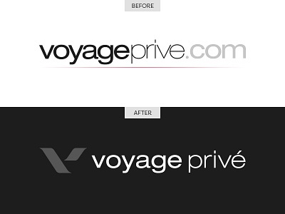 Voyage Privé logo redesign