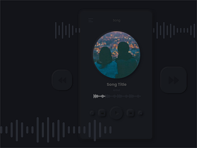 Music Player Neumorphism Style