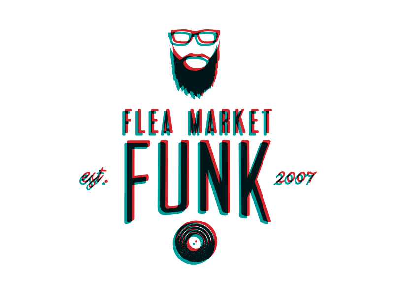 Flea Market Funk Logo funk icons logo records soul vinyl