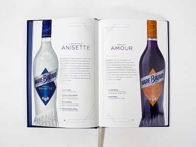 Marie Brizard Book Design book design cocktail book print design