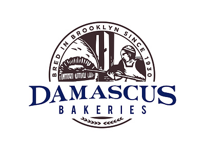 Damascus Bakeries Logo branding logo logo design rebranding typography