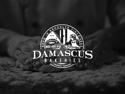 Damascus Bakeries Logo branding logo logo design rebanding typography