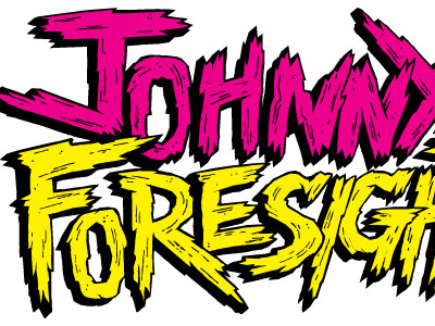 Johnny Type 3 d drawn neon typography
