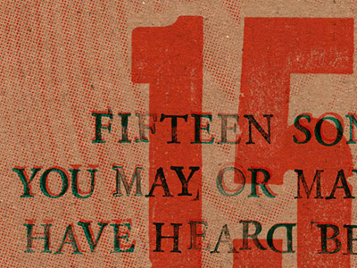 Fifteen 15 number overprint stamp