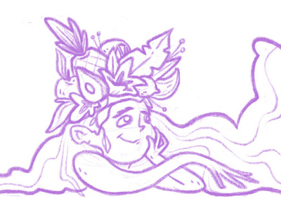 fruit hat sketch fruit hair hat sketch tropical