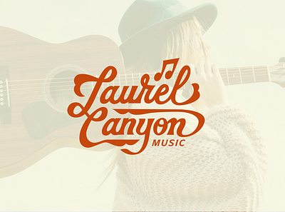 Laurel Canyon design graphic design handlettering identity lettering logo logo design vintage