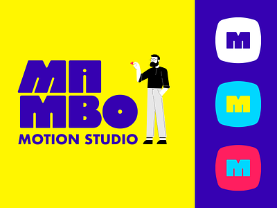 Mambo Studio Logo brand branding design identity illustration lettering logo logodesign logotype mobile motion tv type wordmark