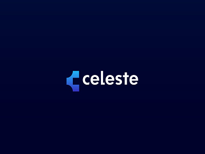 CelesteTeam blue brand branding c deepblue icon logo logotype software type