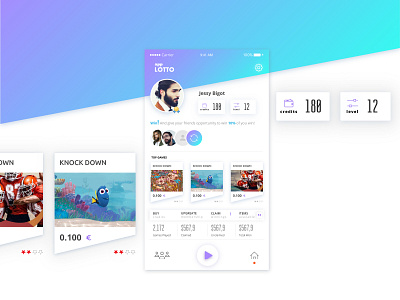 lOTTO APP app ui ux