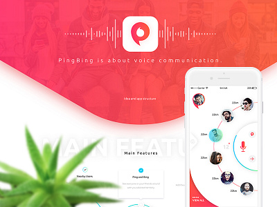 PingBing app ui ux