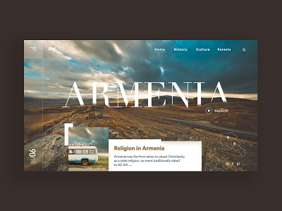 Armenia color design interaction ui ux design web