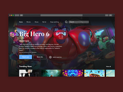 Streaming Service adobexd design movies streaming service ui ux web webdesign xddailychallenge