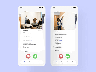 Find Teachers adobexd design find teachers mobile ui ux xddailychallenge