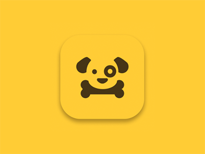 dogfive app icon app dog graphic design icon ios mobile puppy ui user interface
