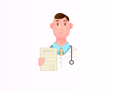 DOCTOR animation character design doctor illustration illustrator medicine recipe vector