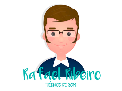 Rafael Ribeiro avatar illustration vector