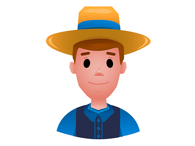 Farmer farmer illustration vector