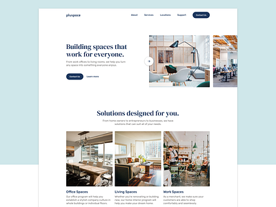 Interior Design Agency Landing Page