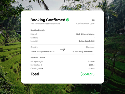 Daily UI - Email Receipt dailyui design email figma receipt travel ui