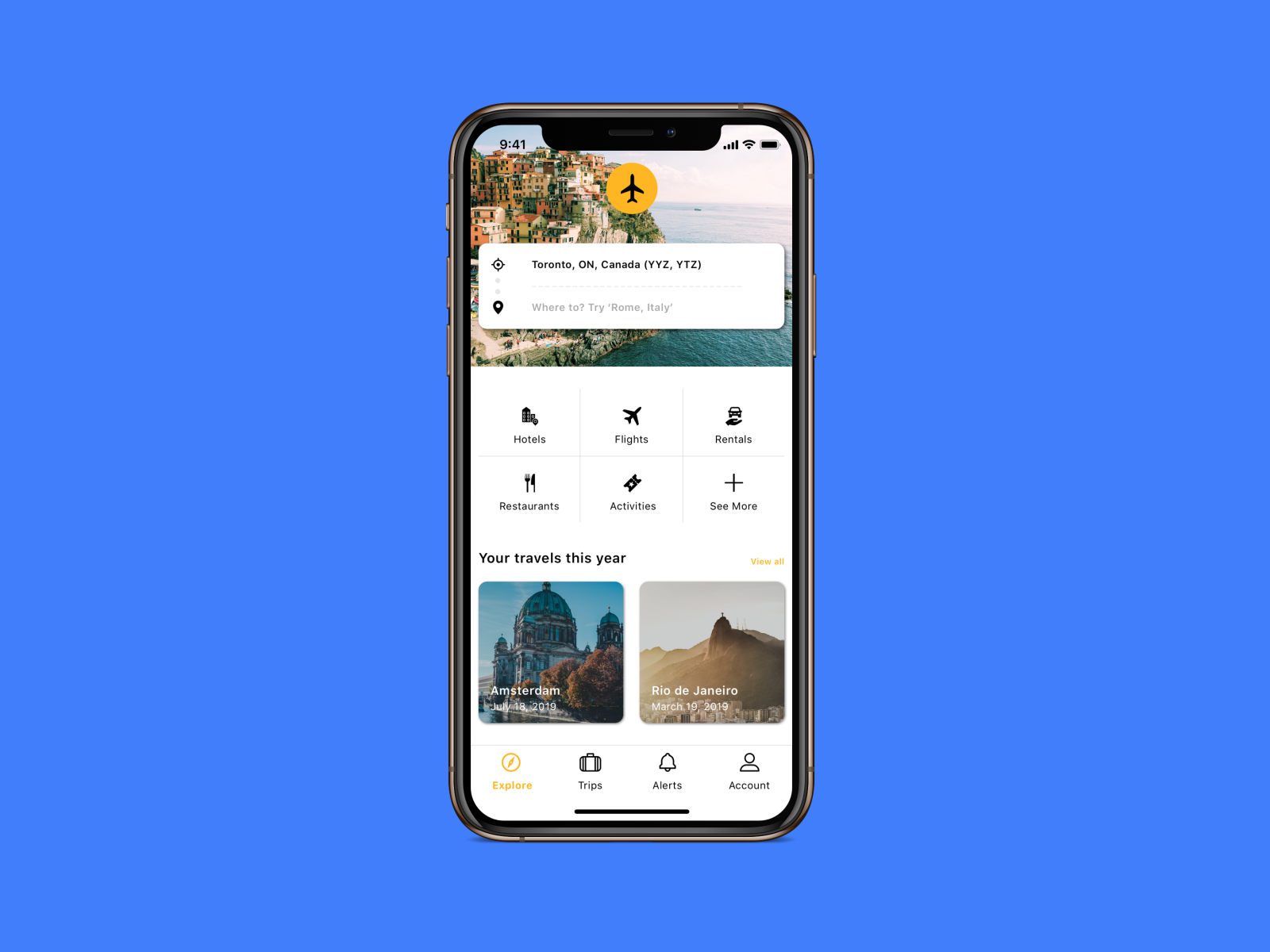 Travel App Concept by Brandon Law on Dribbble