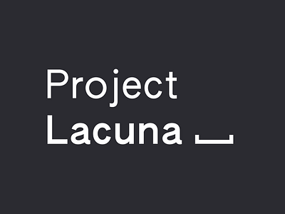 Project Lacuna Logo branding color figma icons logo project typography