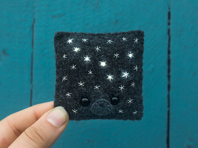 067 constellation dipper face felt handmade led lilypad lilypad arduino sewing the100dayproject