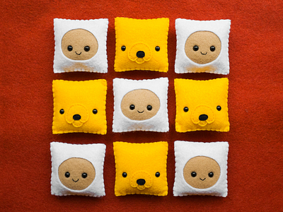 Finn & Jake Felt Faces