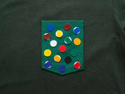 039 👕🎱 felt handmade pocket t shirt the100dayproject