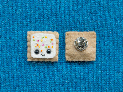 Pop-Tart Felt Pins