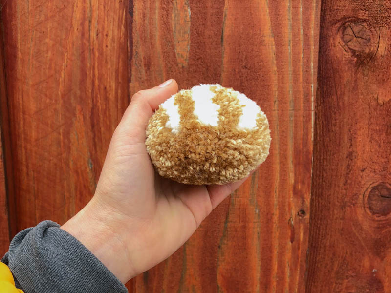 021 🥖 handmade loaf bread yarn pom-pom the100dayproject