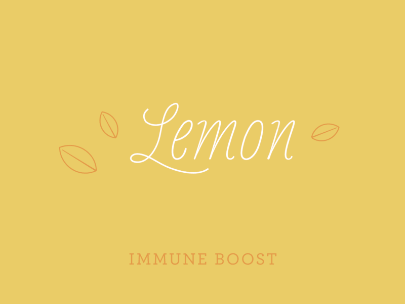 Lemon - Typography Animation animated animation food gif health lettering letters logotype motion motion design typography wordmark