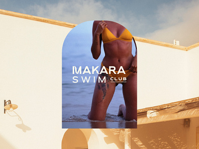Branding : Makara Swim Club branding design graphic design illustrator logo minimal typography vector