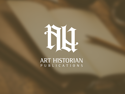 Art Historian Publications Logo ambigram logo