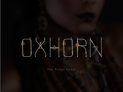 Oxhorn - A Display Typeface typeface design typogaphy