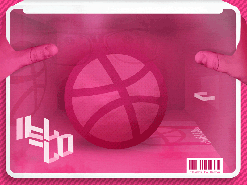 My First Shot Dribbble! Yes debut digitalart dribble firstshot hellodribbble illustration okbye pink thepreciousinthebox