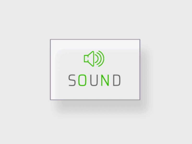 Sound Button - on / off animation design interface micro animation motion on off sound ui ux