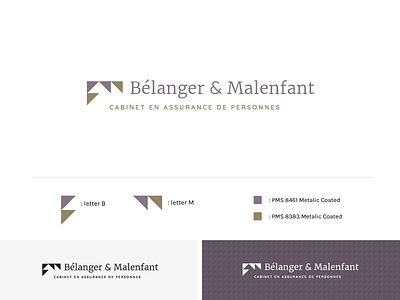 Logotype Bélanger et Malenfant cabinet