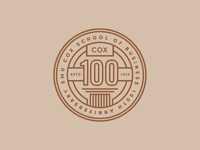 University Badge anniversary badge brand education logo mark pillar seal typography university vector